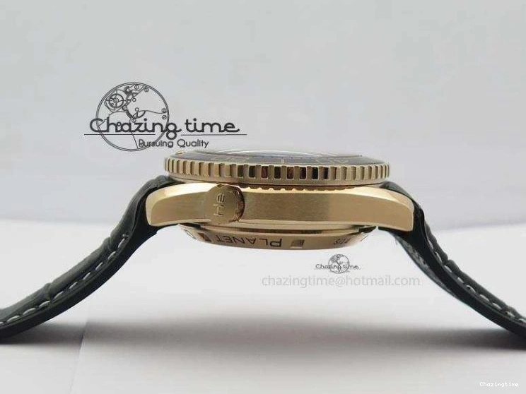 0326 Breathable Seamaster Professional Chrono RG Black Ceramic Black Dial On Black Gummy Strap A 8214